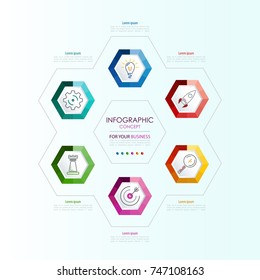 Vector infographic template. Business concept with options.Vector illustration.
