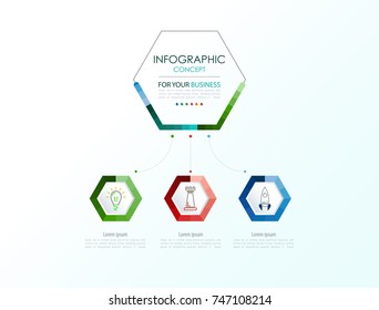 Vector infographic template. Business concept with options.Vector illustration.