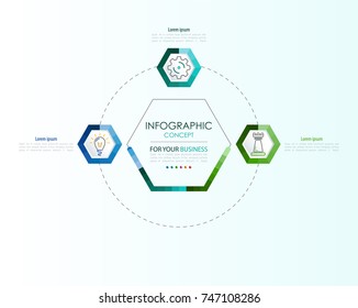 Vector infographic template. Business concept with options.Vector illustration.