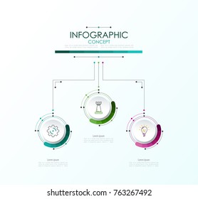 Vector infographic template. Business concept with options.Vector illustration.