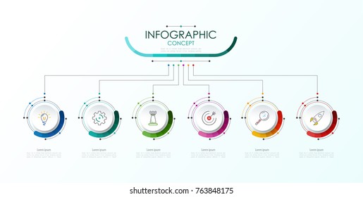 Vector infographic template. Business concept with options.Vector illustration.