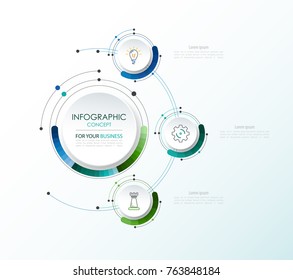 Vector infographic template. Business concept with options.Vector illustration.