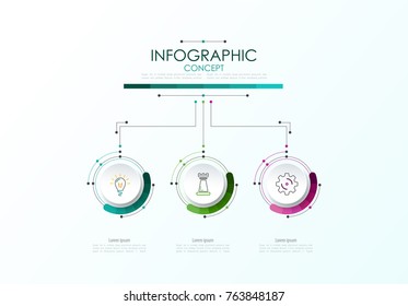 Vector infographic template. Business concept with options.Vector illustration.
