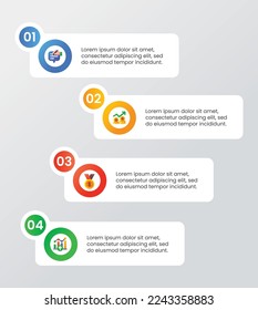 Vector infographic template. Infographic business template design