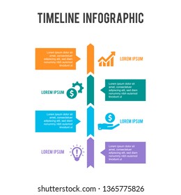 Vector infographic template for business, presentation, and marketing with many color option