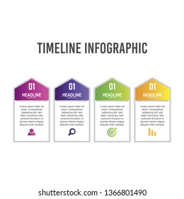 Vector infographic template for business, presentation, and marketing with many color option