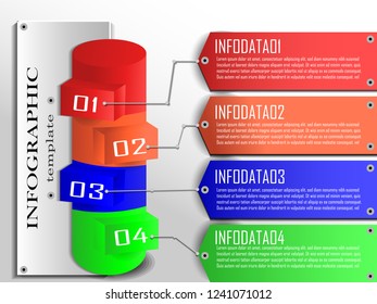 Vector infographic template. For content, diagram, flowchart, steps, parts, timeline infographics,workflow layout, chart,illustration. Eps10 vector template. 