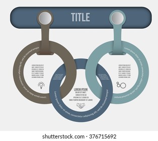 Vector infographic template. Design business concept for presentation, graph and diagram. Options, parts, steps or processes. Vector EPS10.
