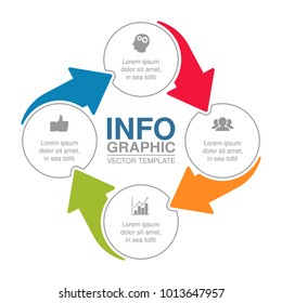Vector infographic template for diagram, graph, presentation, chart, business concept with 4 options.