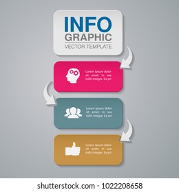 Vector infographic template for diagram, graph, presentation, chart, business concept with 3 options.