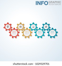 Vector infographic template for diagram, graph, presentation, chart, business concept with 4 options.