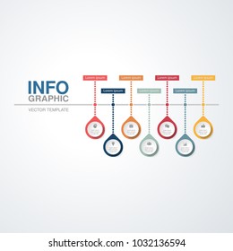 Vector infographic template for diagram, graph, presentation, chart, business concept with 7 options.