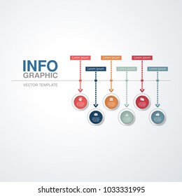 Vector infographic template for diagram, graph, presentation, chart, business concept with 6 options.