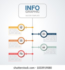 Vector infographic template for diagram, graph, presentation, chart, business concept with 5 options.