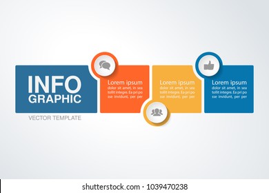 Vector infographic template for diagram, graph, presentation, chart, business concept with 3 options.