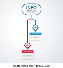 Vector infographic template for diagram, graph, presentation, chart, business concept with 5 options.