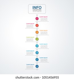 Vector infographic template for diagram, graph, presentation, chart, business concept with 8 options.
