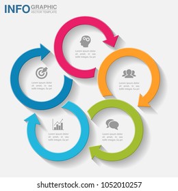 Vector infographic template for diagram, graph, presentation, chart, business concept with 5 options.
