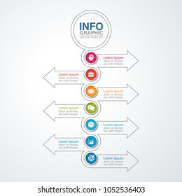 Vector infographic template for diagram, graph, presentation, chart, business concept with 78 options.