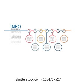 Vector infographic template for diagram, graph, presentation, chart, business concept with 7 options.