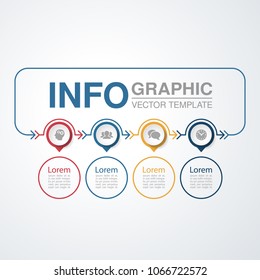 Vector infographic template for diagram, graph, presentation, chart, business concept with 6 options.