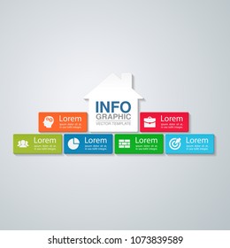 Vector infographic template for diagram, graph, presentation, chart, business concept with 6 options.