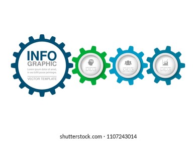 Vector infographic template for diagram, graph, presentation, chart, business concept with 3 options.