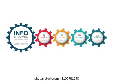 Vector infographic template for diagram, graph, presentation, chart, business concept with 4 options.