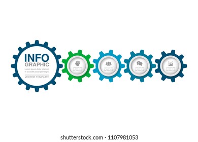 Vector infographic template for diagram, graph, presentation, chart, business concept with 4 options.