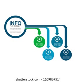 Vector infographic template for diagram, graph, presentation, chart, business concept with 4 options.