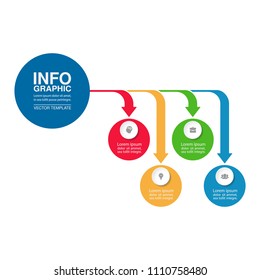 Vector infographic template for diagram, graph, presentation, chart, business concept with 4 options.