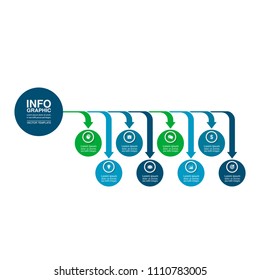 Vector infographic template for diagram, graph, presentation, chart, business concept with 8 options.