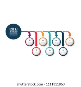 Vector infographic template for diagram, graph, presentation, chart, business concept with 7 options.