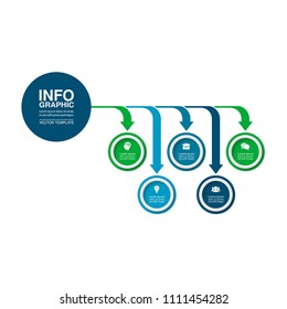 Vector infographic template for diagram, graph, presentation, chart, business concept with 5 options.