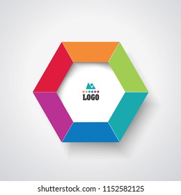 Vector infographic template for diagram, graph, presentation, chart, business concept with 6 options.