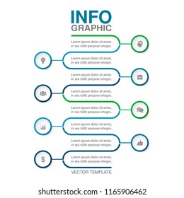 Vector infographic template for diagram, graph, presentation, chart, business concept with 8 options.