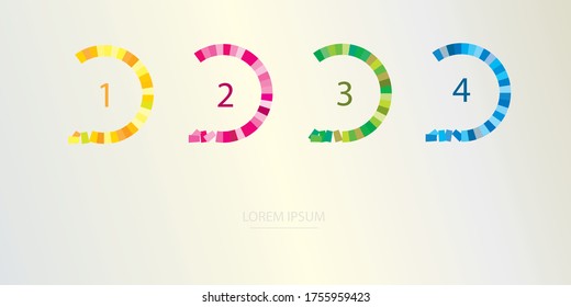 Vector infographic template for diagram, graph business concept