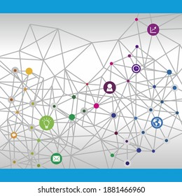 Vector infographic template for diagram, graph, presentation, chart, business concept with 6 options.