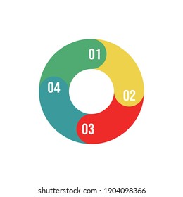 Vector infographic template for diagram, graph, presentation, chart, business concept with 4 5 options.