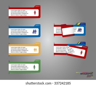 Vector infographic. Template for diagram, graph, presentation and chart. Business concept with options, parts, steps or processes. Data visualization.