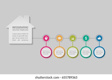 Vector infographic template for diagram, graph, presentation, chart, business concept with 4 options.