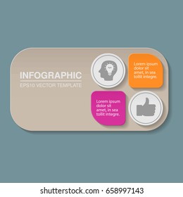Vector infographic template for diagram, graph, presentation, chart, business concept with 4 options.
