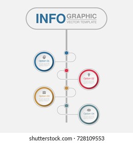 Vector infographic template for diagram, graph, presentation, chart, business concept with 4 options.