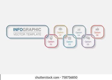 Vector infographic template for diagram, graph, presentation, chart, business concept with 8 options.