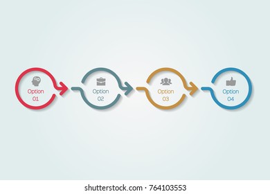 Vector infographic template for diagram, graph, presentation, chart, business concept with 6 options.