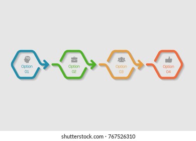 Vector infographic template for diagram, graph, presentation, chart, business concept with 5 options.