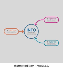 Vector infographic template for diagram, graph, presentation, chart, business concept with 4 options.
