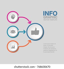 Vector infographic template for diagram, graph, presentation, chart, business concept with 4 options.