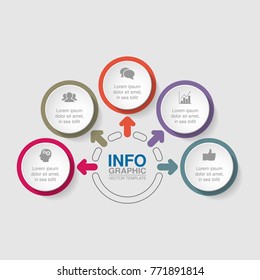 Vector infographic template for diagram, graph, presentation, chart, business concept with 3
 options.