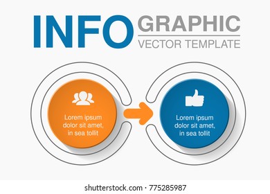 Vector infographic template for diagram, graph, presentation, chart, business concept with 6 options.